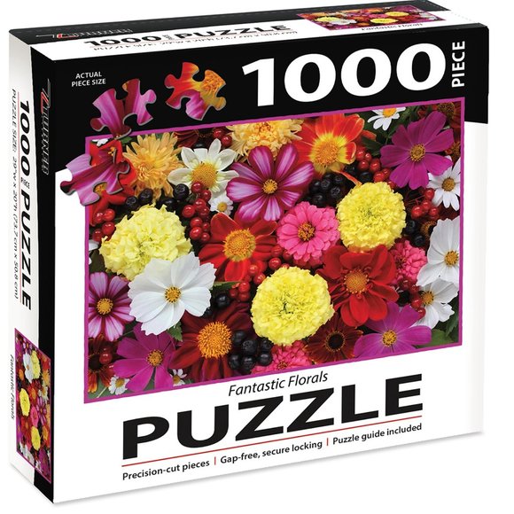 Lang® Fantastic Florals Jigsaw Puzzle - Picture 1 of 1